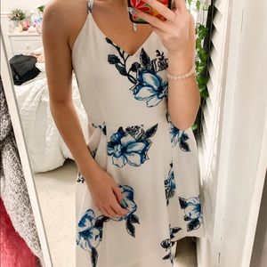 Altar’d State Blue Floral Dress